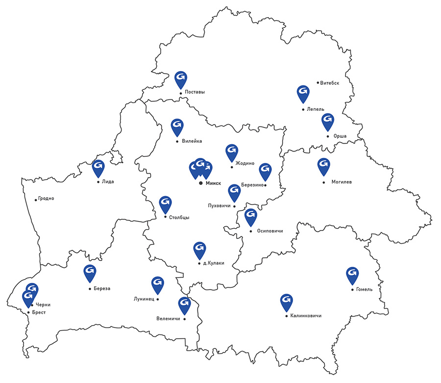 Карта города жодино минской области