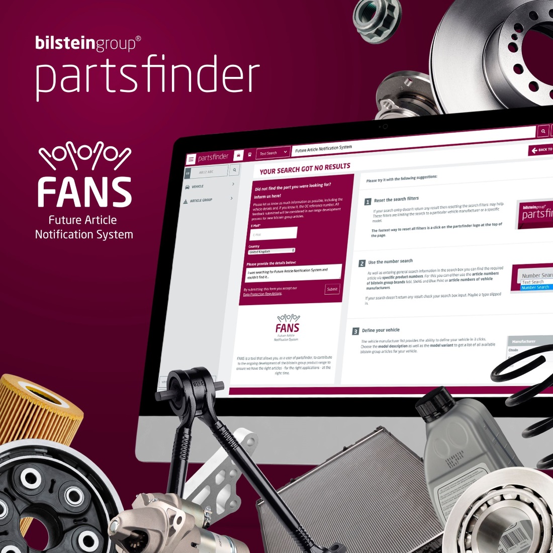 partsfinder FANS